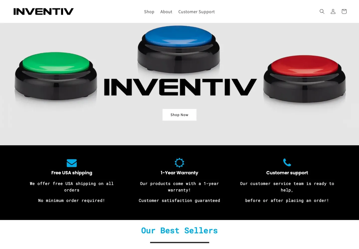 The Inventiv Products online store