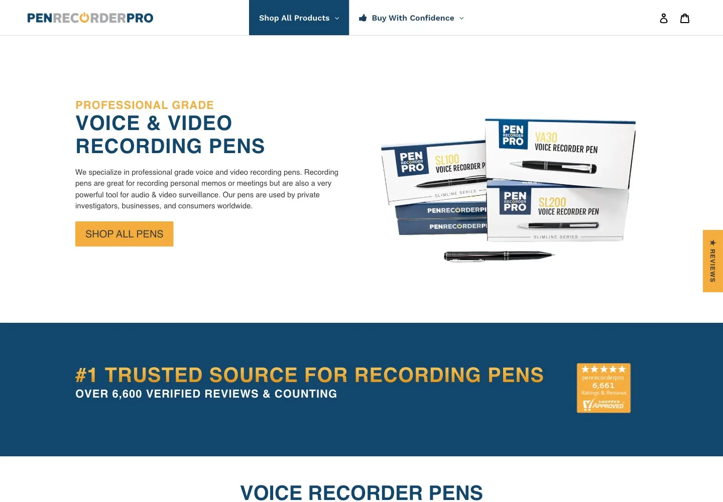 The PenRecorderPro online store