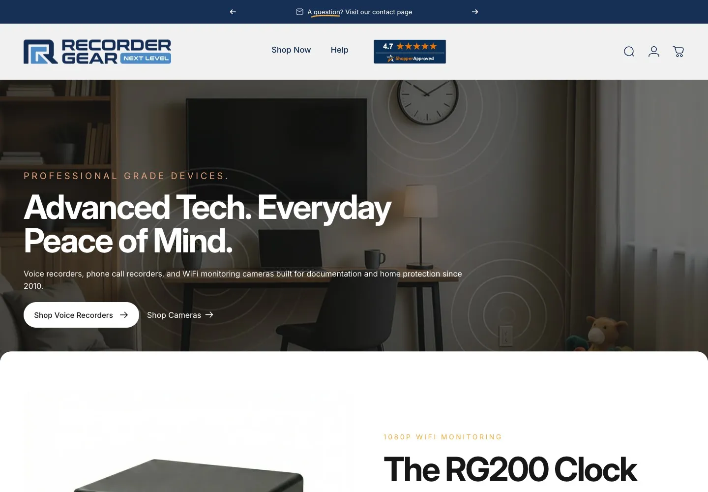 The RecorderGear online store
